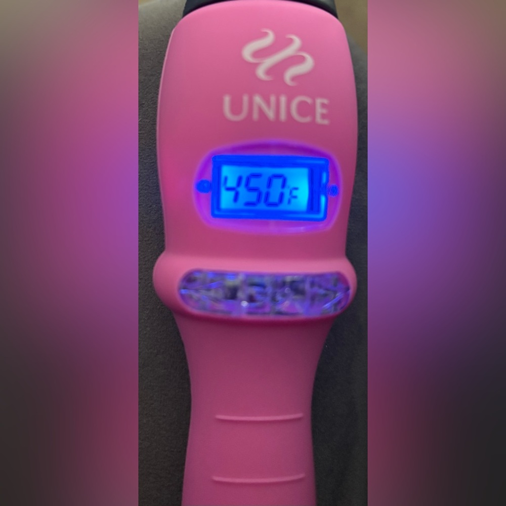 Unice Vibrant Pink Hair Curling Wand - Picture 5 of 7